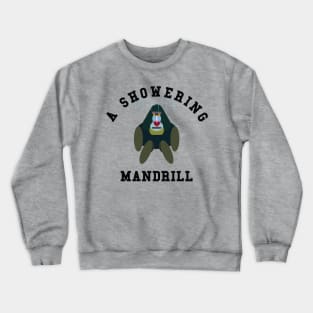 8ts Showering Mandrill Crewneck Sweatshirt